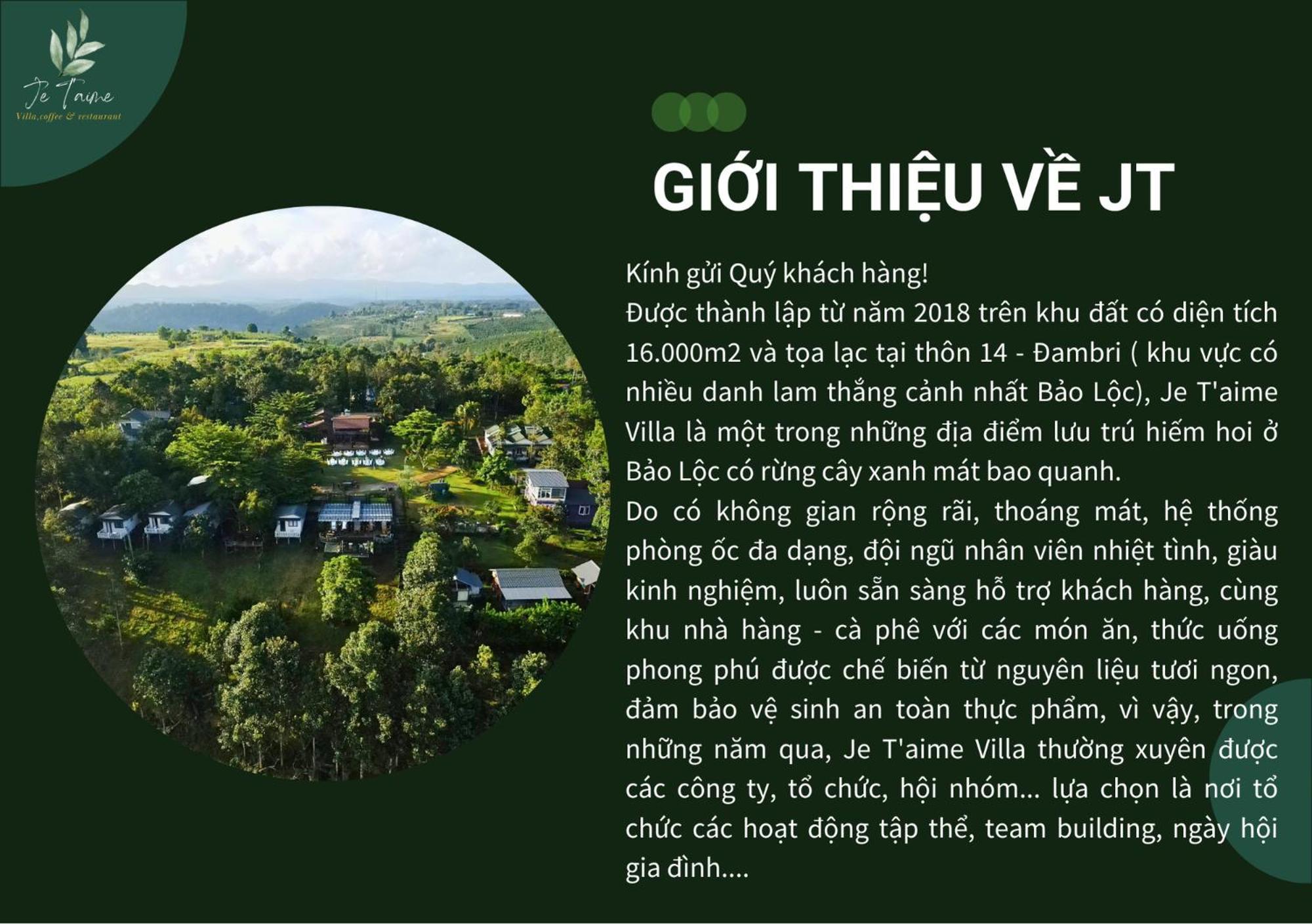 Je T'Aime Villa - Khu Nghi Duong Nha Vuon Nam Giua Thien Nhien Bao La Hoa Co Bao Loc Exteriér fotografie